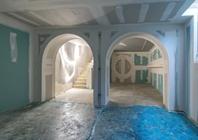 Photo 11 du chantier Boulevard Saint-Germain pour la création de cloisons dans une boutique de carrelage